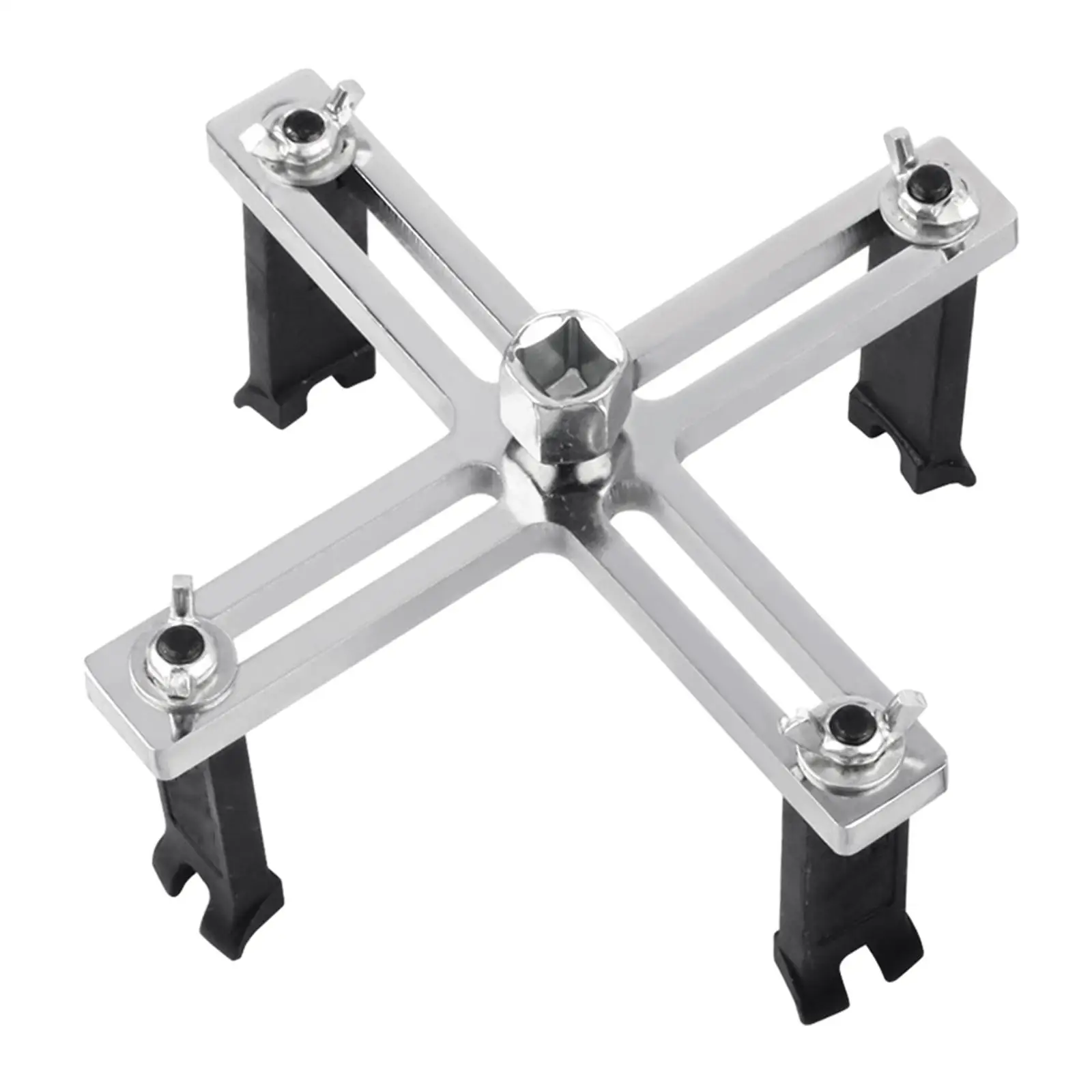 

4 Jaws Fuel Tank Lid Wrench Detachable Tool for Auto Repair Equipments