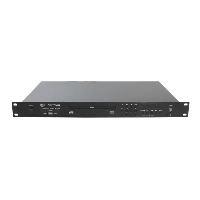 Multimedia DVD Player with Bluetooth USB MP3 CD Radio Tuner All in One Audio System for Home Car Entertainment Support MP4