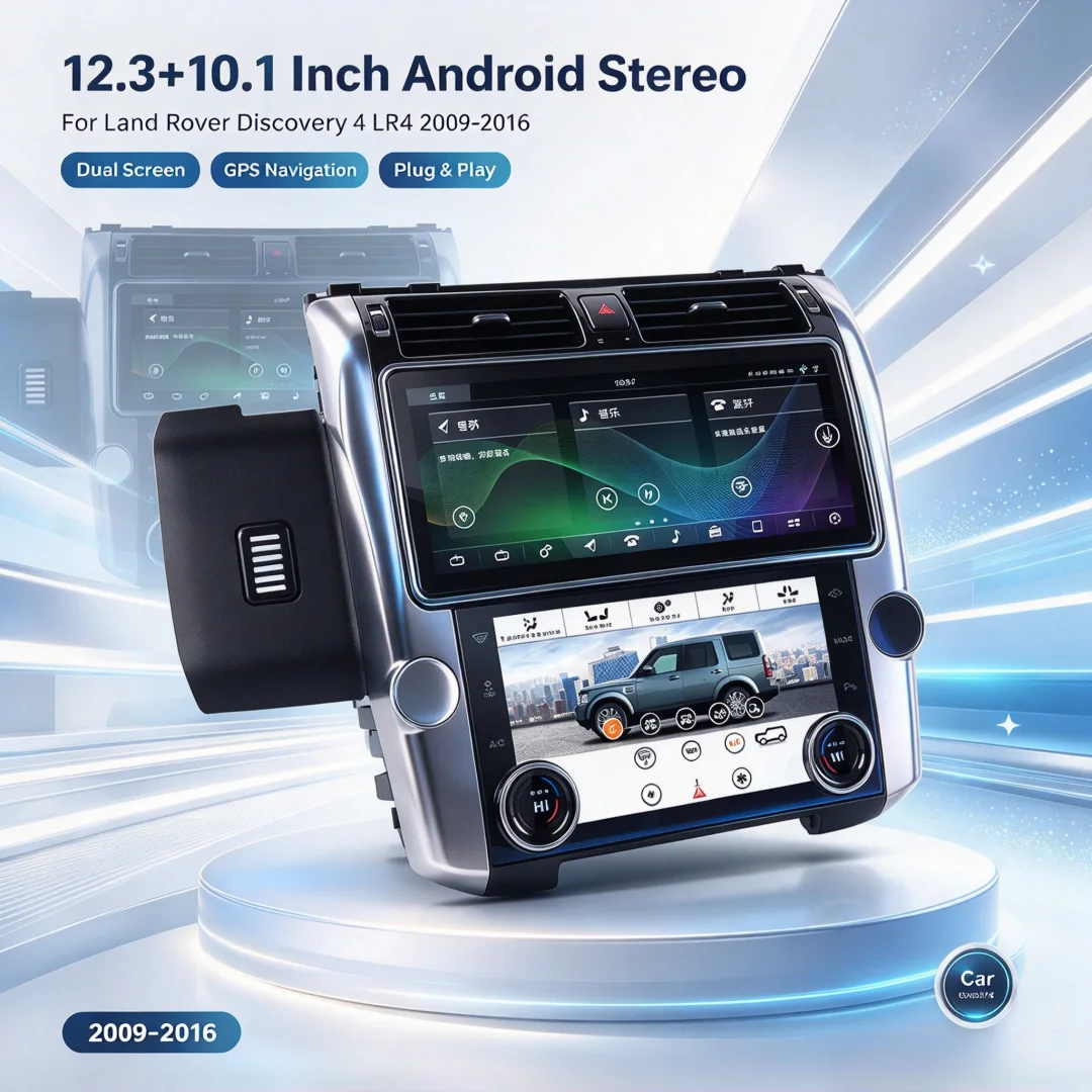 NEW Android Screen AC Panel For Land Rover Discovery 4 2010~2016 Car Radio GPS Navi CarPlay Auto Car Multimedia Player Head Unit