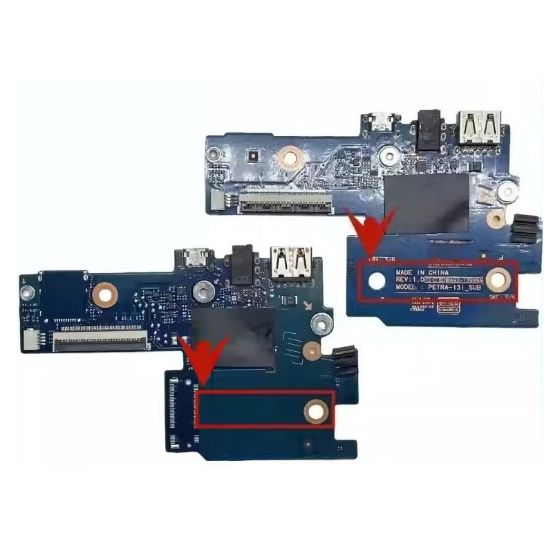 95%New For Samsung Ativ Book 9 Lite NP905S3G NP915S3G Laptop Micro USB Audio USB Jack Port Switch Power Button Board BA92-13999A