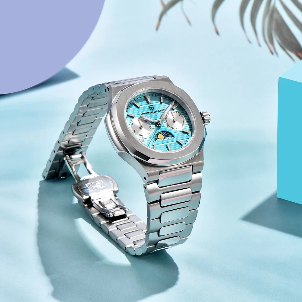 2026 New PAGANI DESIGN Woman Watch Auto Date Luxury Quartz Watch Japan Epson VX3HA Wristwatch Stainless Steel Clock Week Display