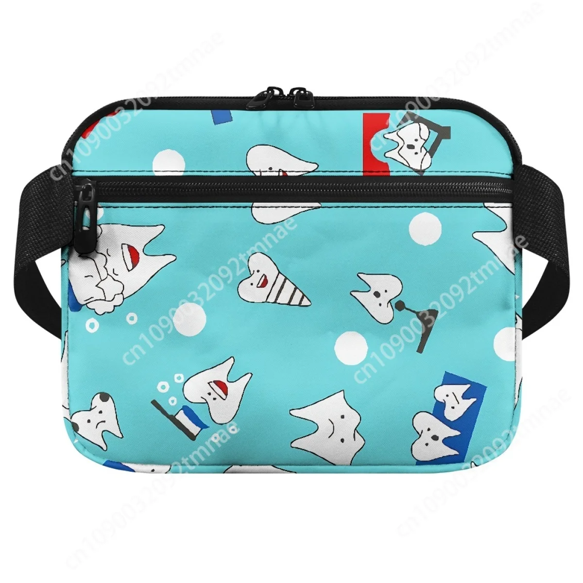 Kawaii Dental Custom Ladies Waist Bag Dentist Work Hospital Portable Multi Pocket Belt Bag Casual Adjustable Medical Pouch New