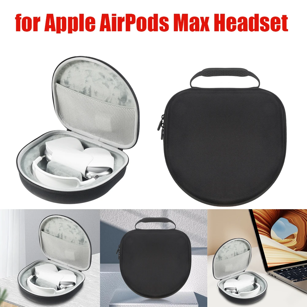 Hoofdtelefoon Travel Case Schokbestendige Draagbare Opbergtas Waterdichte Draadloze Headset Beschermdoos Voor Apple Airpods Max Headset