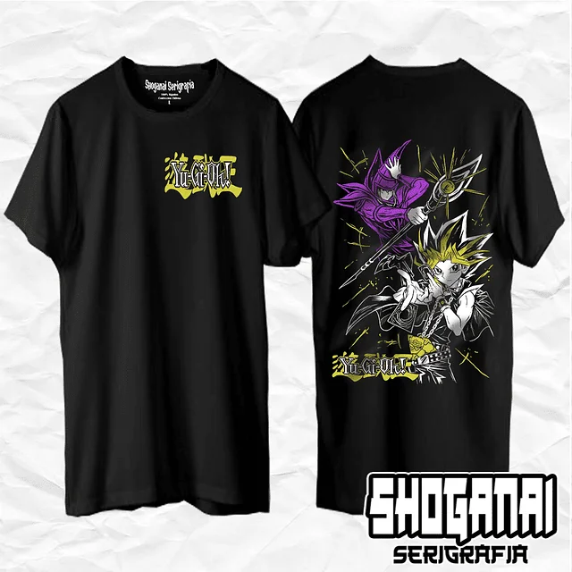 Yami Yugi y El Mago Oscuro - Yu-Gi-Oh! Unisex Anime T-Shirt 100% Cotton Manga Tee