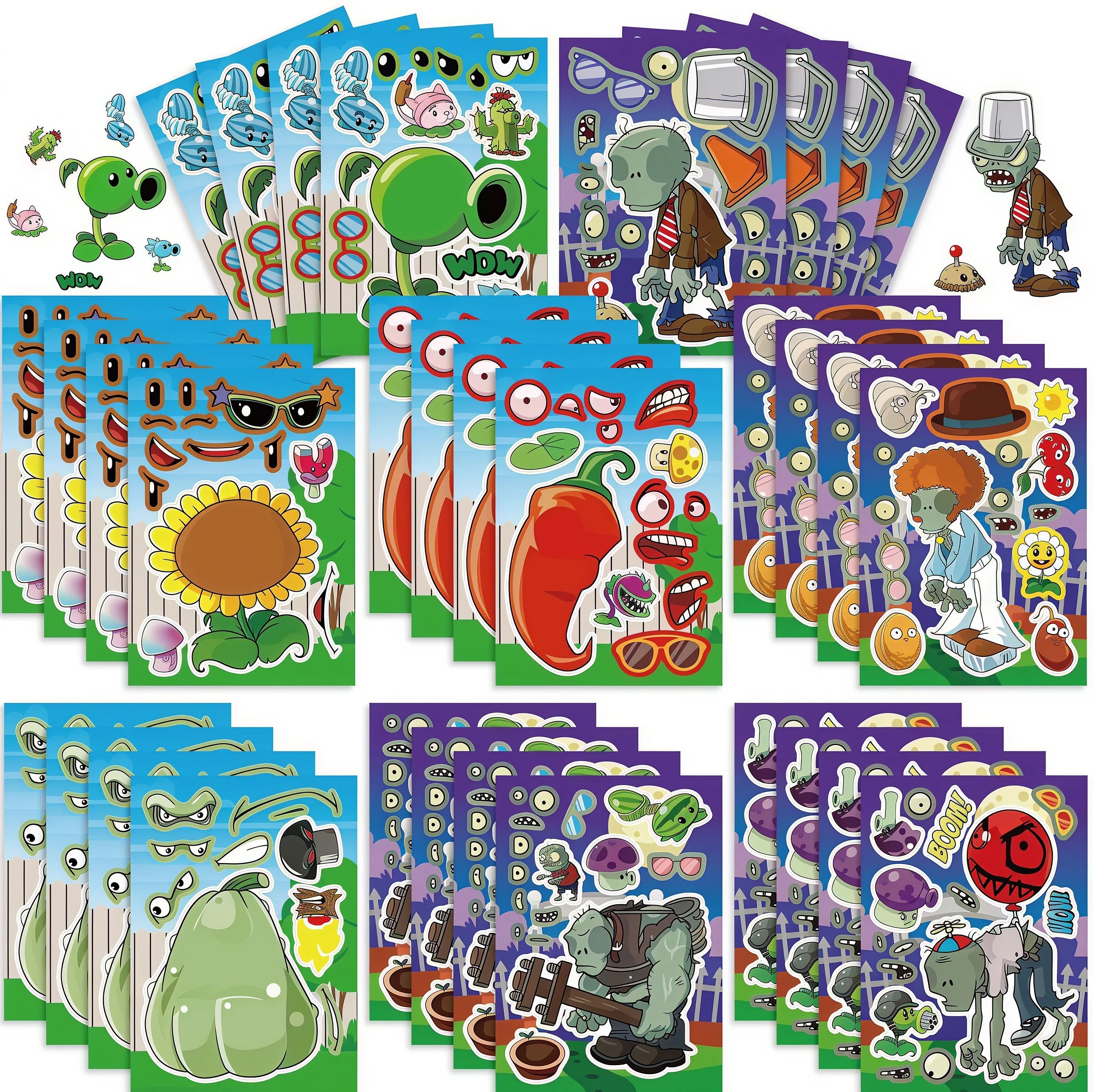 Game Plants vs. Zombies Birthday Decoration Tableware Kit Happy Birthday Banner Balloons Party Favor Gifts Baby Shower Supplies