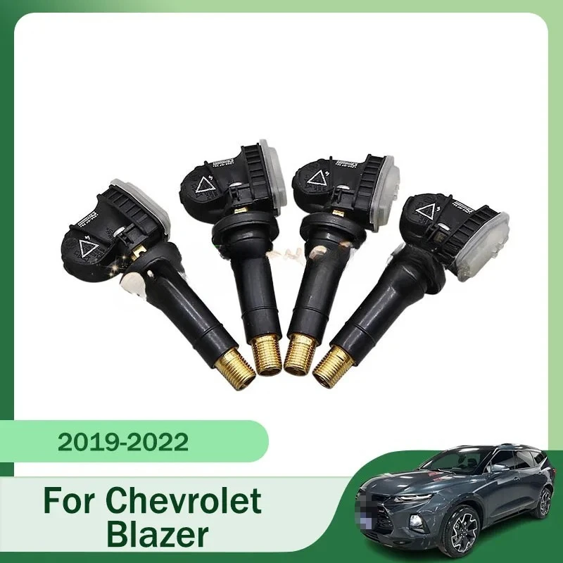 

4 шт., 433 МГц, 13540602, системы контроля давления в шинах для Chevrolet Blazer 2019-2022, датчик TPMS