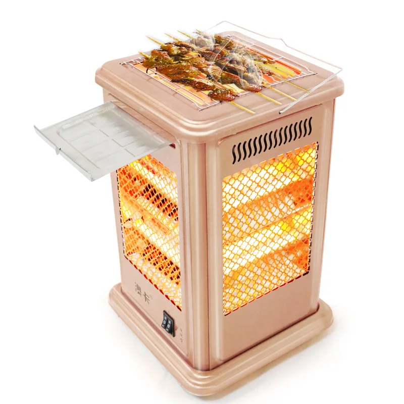 Outdoor Barbecue BBQ Function Winter Home Room Halogen Heaters  Electric Quartz Tower Heater