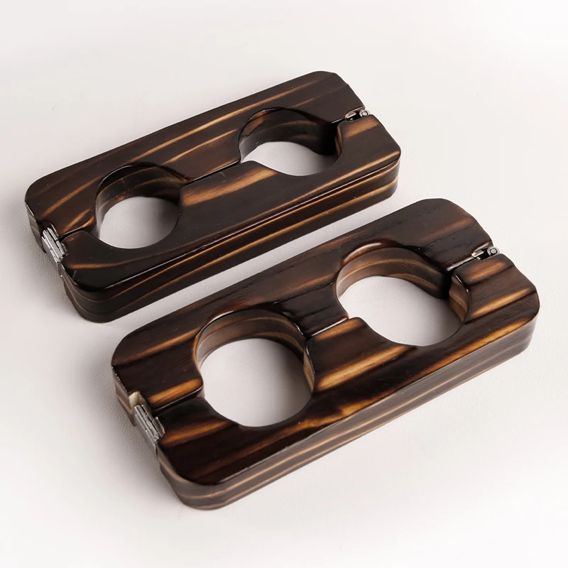 LILUPLAYProps Quick Self Bondage Wooden Handcuffs,Couples Adult Toys and Hobbies,Used for Slave Cosplay Bedroom Escape Challenge view 2