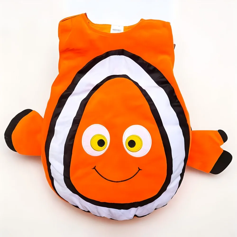 Finding Nemo-Costume de cosplay pour tout-petits, combinaison de poisson clown, ensemble à capuche pour enfants, fête scolaire, performance, habillage, cadeau de Noël