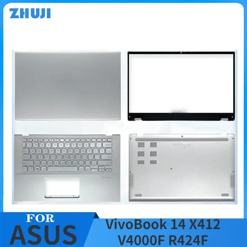 

New LCD Back Cover/Front Bezel/Palmrest/Bottom Case Top Case 14 inch For ASUS VivoBook 14 X412 V4000F