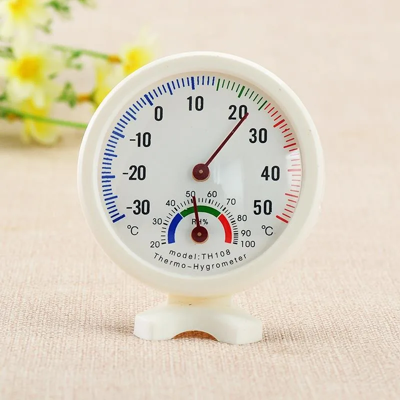 Thermometer Hygrometer Mini Bell Shaped Analog Hygrometer Easy To Read Humidity Watch Accurate Positioning for Gardens Terraces