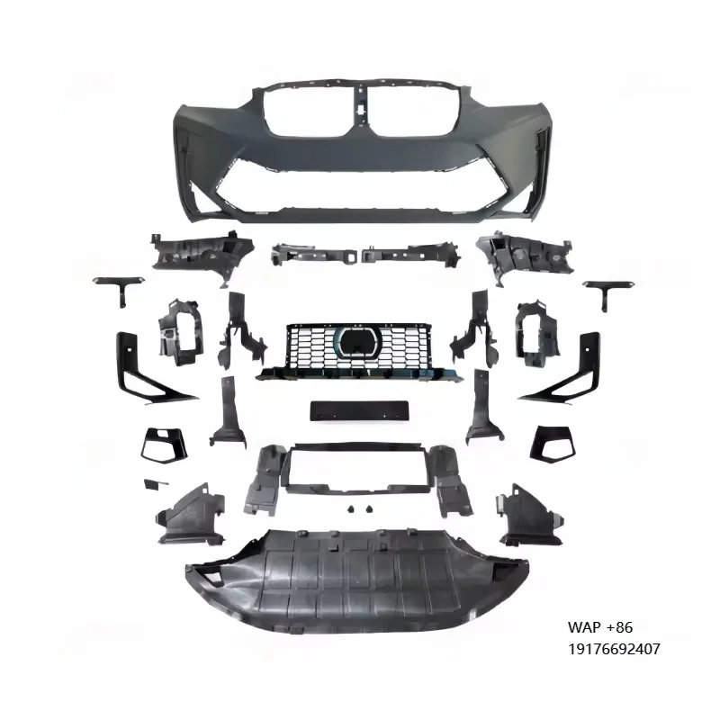 

For ‘BMW X3 Suv G01 Upgrade to X3m 2022+ Body Kit Front Bumper Rear Bumper Side Skirt Rear Lip Exhaust Tips Over Fenders