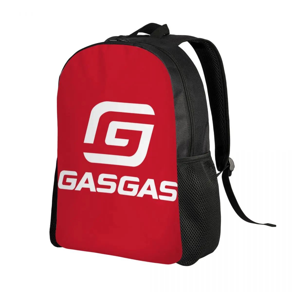 Mochila personalizada de logotipo Gasgas para mulheres e homens, mochila básica para mochilas escolares universitárias