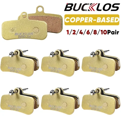 Pastillas de freno de disco BUCKLOS MTB para SHIMANO D02S pastilla de freno hidráulico de Metal a base de cobre pastillas de freno de bicicleta de montaña para M9120 M820 M810
