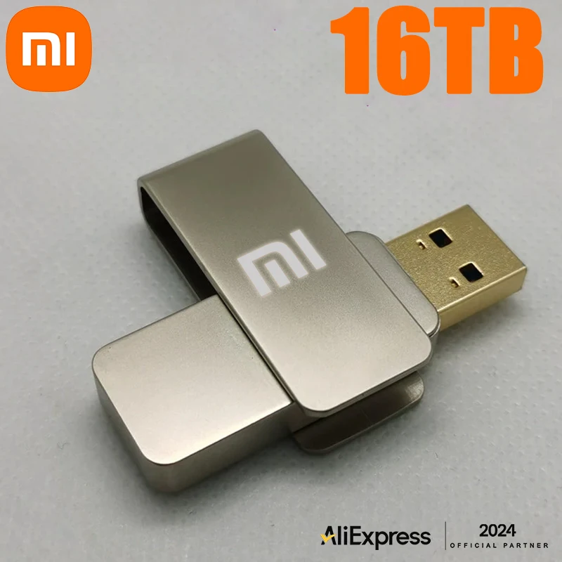 Original Mijia Xiaomi 16TB USB Flash 3.0 Drive Metal Real Capacity 8TB 2TB Memory Stick High Speed Flash Disk Storage U Disk