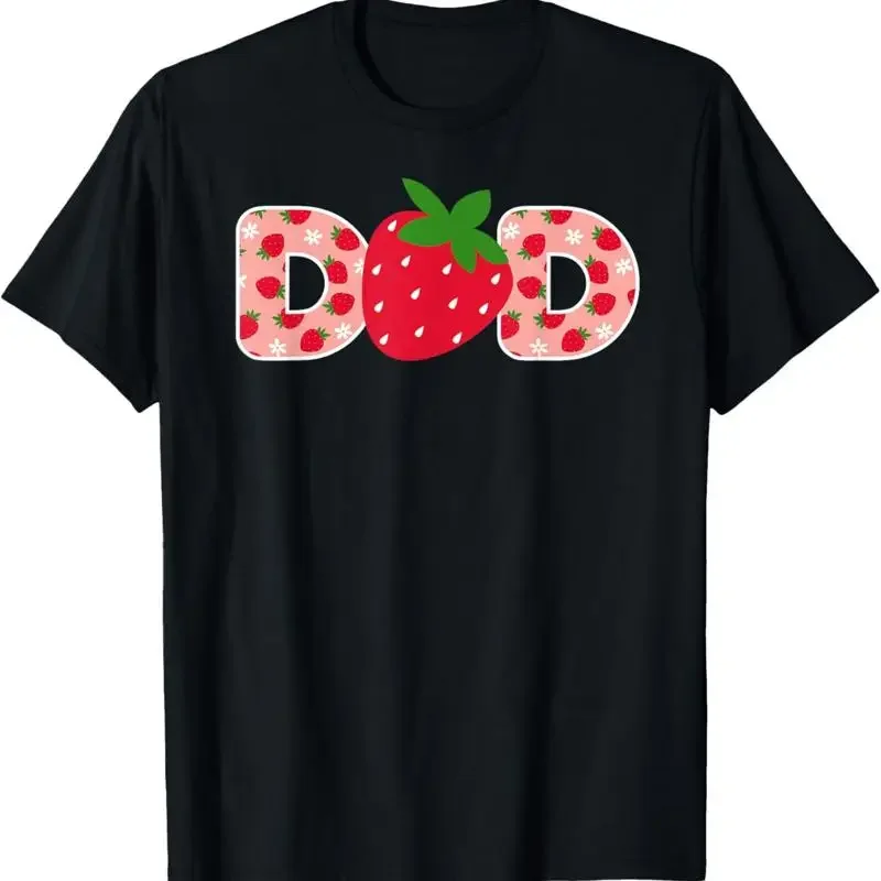 Dad Strawberry First Birthday Family Funny T Shirt