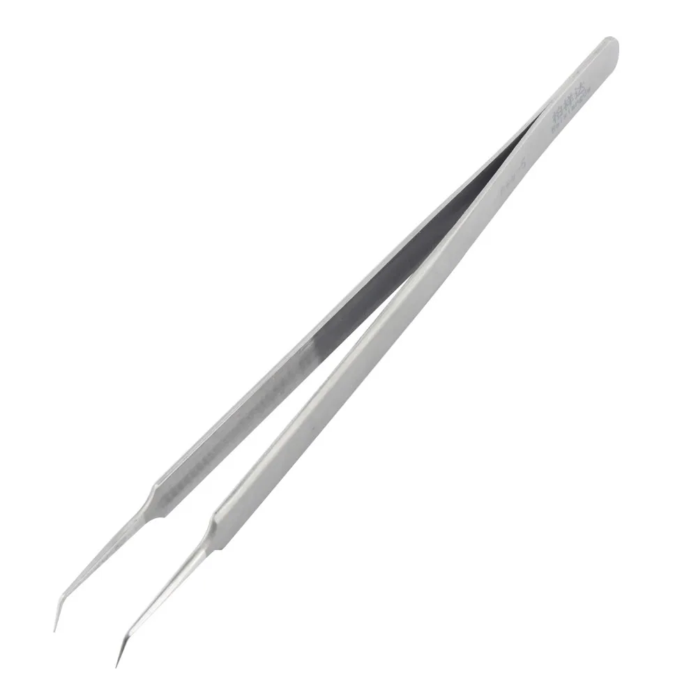 Ultra Thin Precision Fine Pointed Tweezers for Mobile Phone Motherboard Chip Fingerprint Fly Wire Repair Soldering Tweezers