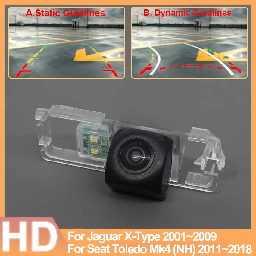 Car Reversing Parking Camera For Jaguar X-Type Seat Toledo Mk4 (NH)  2001~2018  High Quality HD CCD Car Rear View BackUp Camera