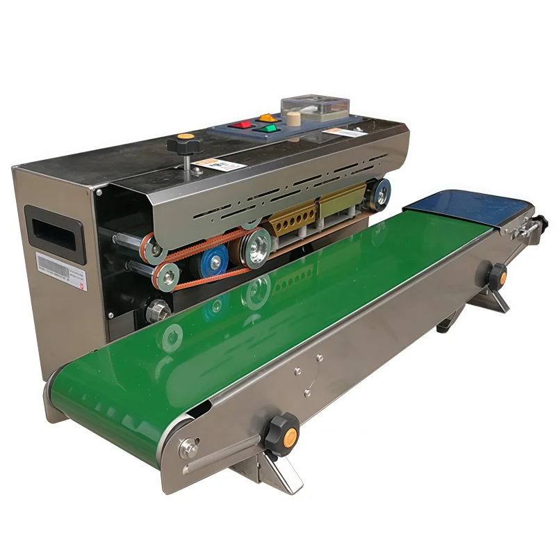 Automatic Sealing Machine Continuous Band Horizontal Packaging Sealing Machine Stainless Steel Band Sealer Machine