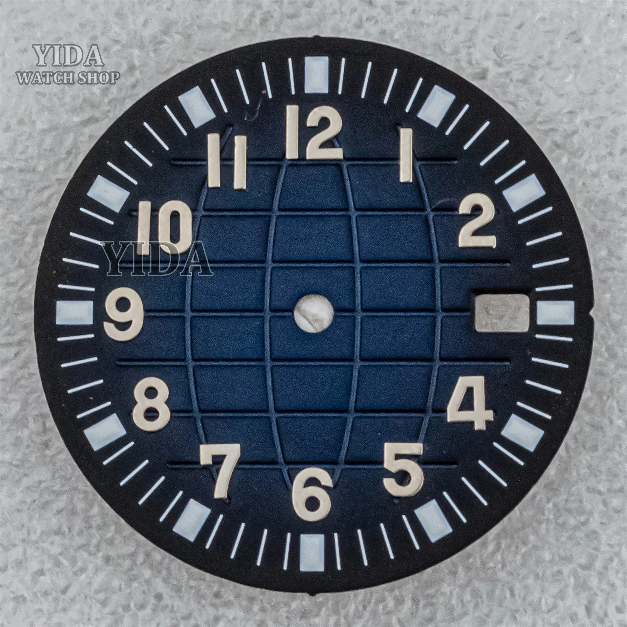 32 مللي متر NH35 ساعة الطلب الأخضر مضيئة ساعة الوجه ل AQUANAUT نوتيلوس NH35 NH36 حركة تعديل اكسسوارات استبدال