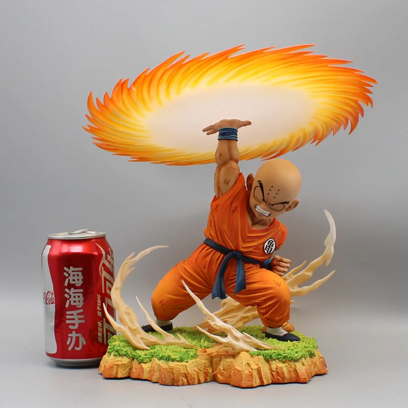 25cm Anime Kuririn Dragon Ball Figure CS Krillin Action Figure Qi Yuan Chop Figurine PVC Statue Collection Model Toys Doll Gifts