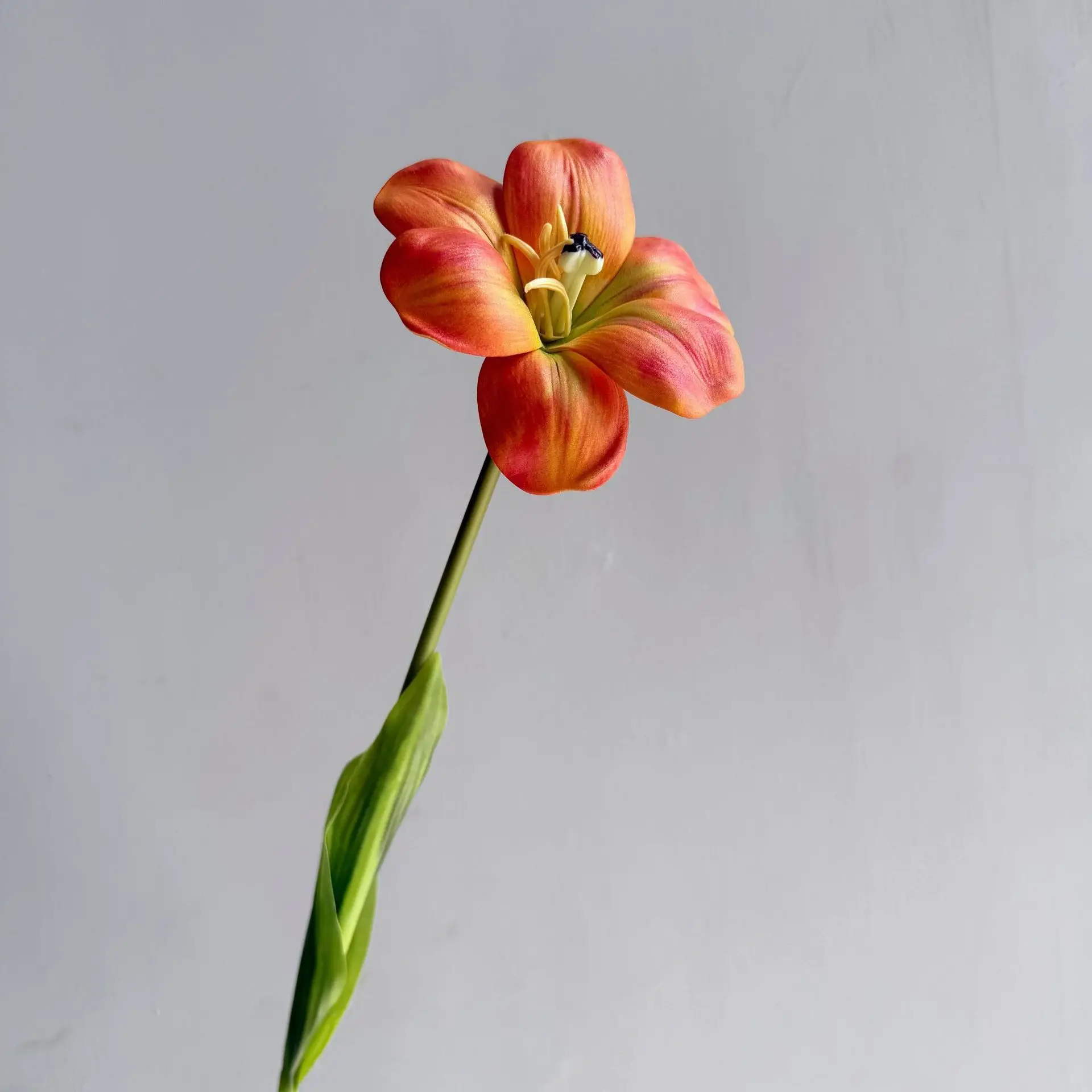10 Stück Künstliche PU-Tulpenblumen Heimdekoration Kunsttulpen Hochzeitstisch-Blumenarrangement Brautstrauß Fotografie-Requisiten – Detail 18