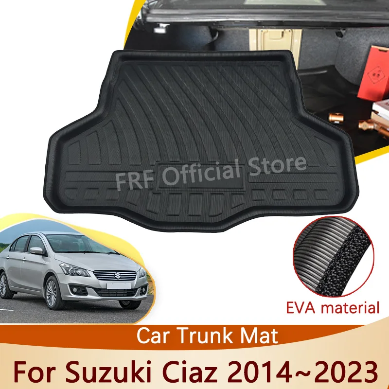 

Auto For Suzuki Ciaz 2014~2023 2021 2020 2019 2018 2017 2016 2015 Accessories Trunk Mat Floor Tray Waterproof Cargo Boot Carpet