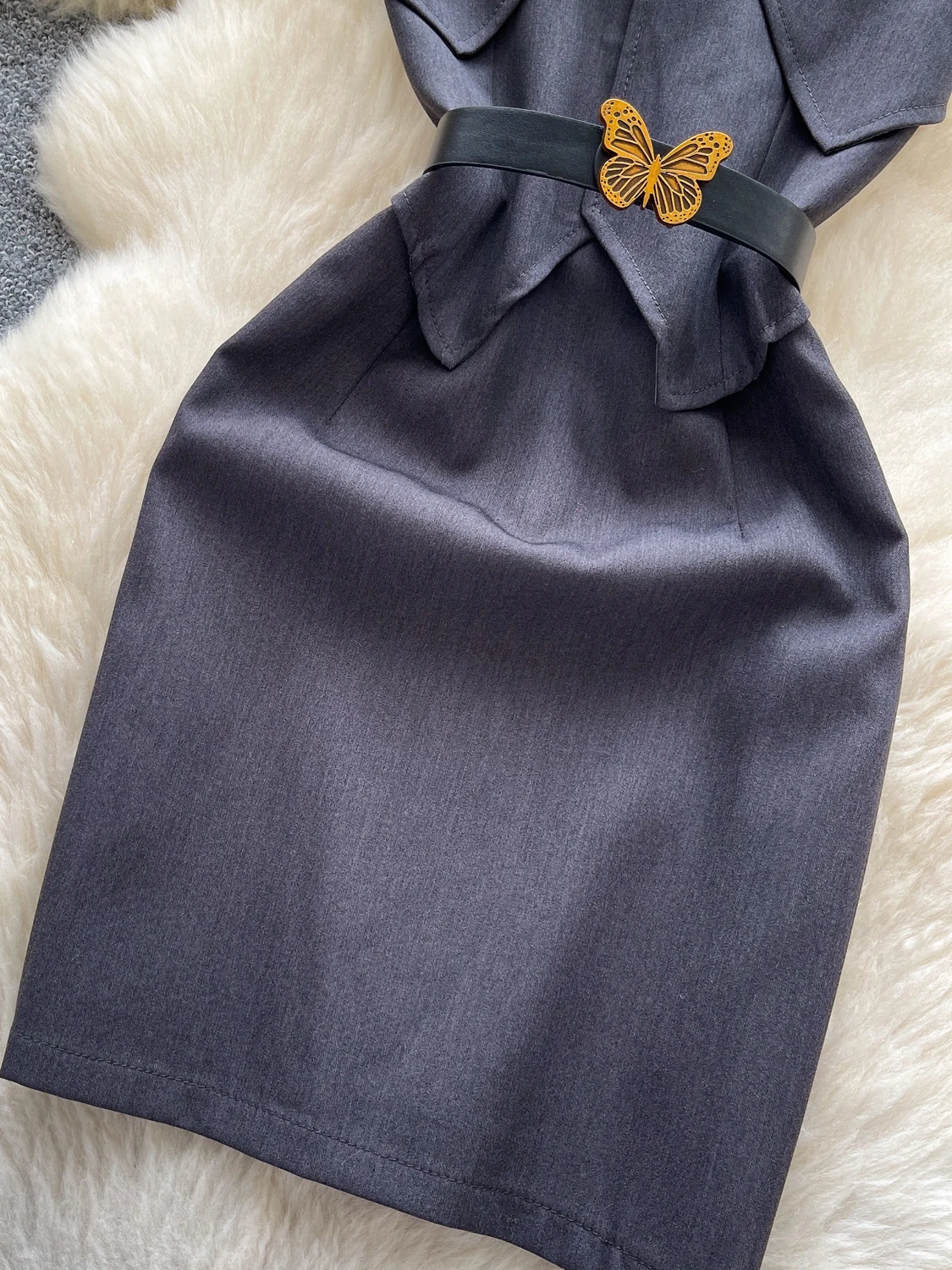 E Vestido Bustier con Encaje, Vestido Midi de Verano para Mujer, Falda Corta de Satén de Seda, Estilo Coreano, Cintura...