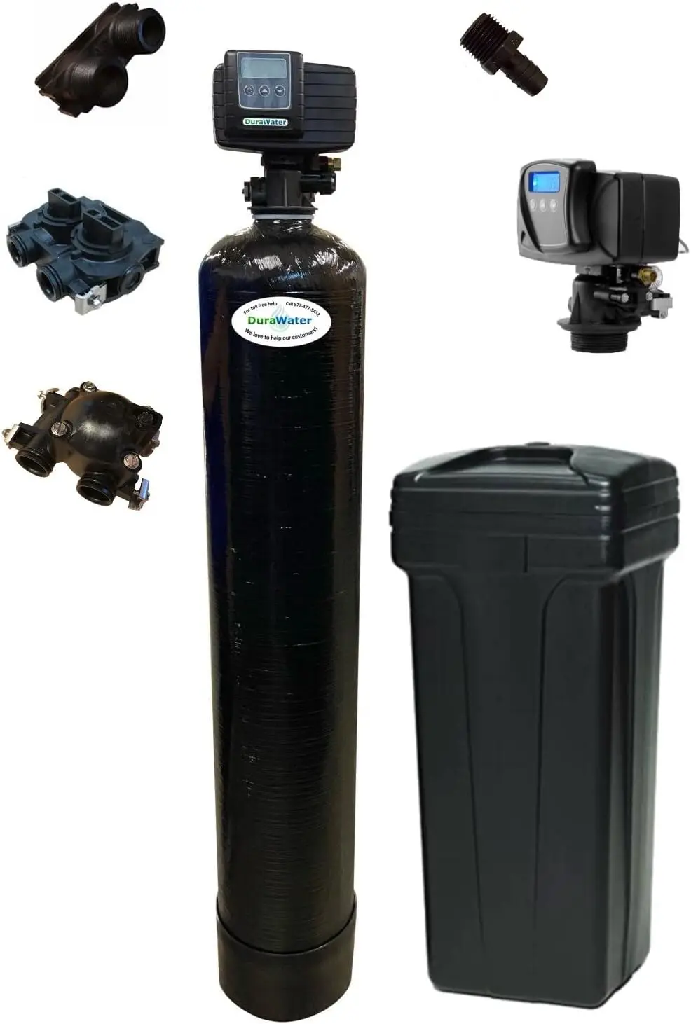 Iron Eater 48K Combination Water Softener & Iron Filter with Fleck 5600SXT Digital Metered Valve - Treat Whole House