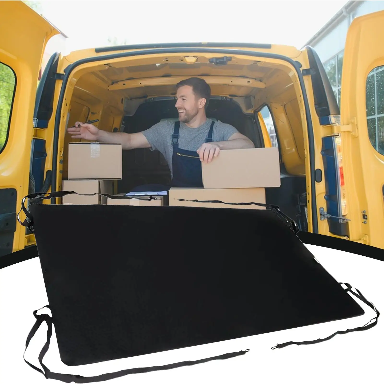 

RV Rear Door Awning Waterproof Campervan Awning Windproof Truck Van Rear Protector for Camping Hiking Beach Picnic Outdoors