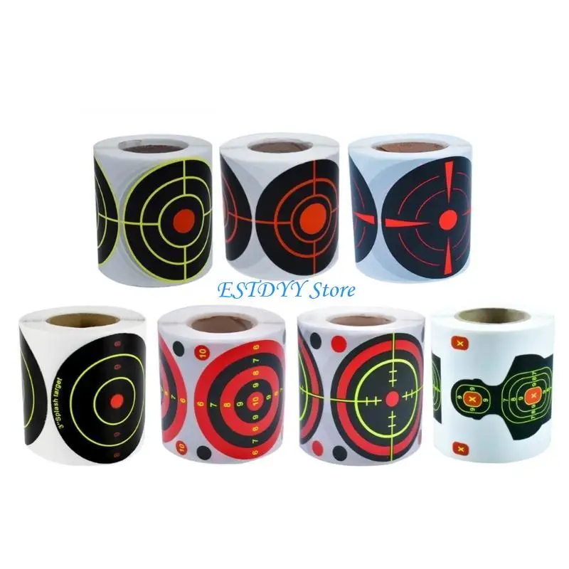 G6DE Self-Adhesive Splatter Targets Zone Targets Paper Stickers