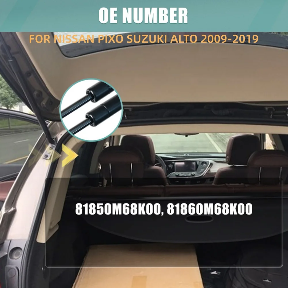 For NISSAN PIXO SUZUKI ALTO 2009-2019 Car Tailgate Boot Gas Struts Supports Spring Accessories 81850M68K00