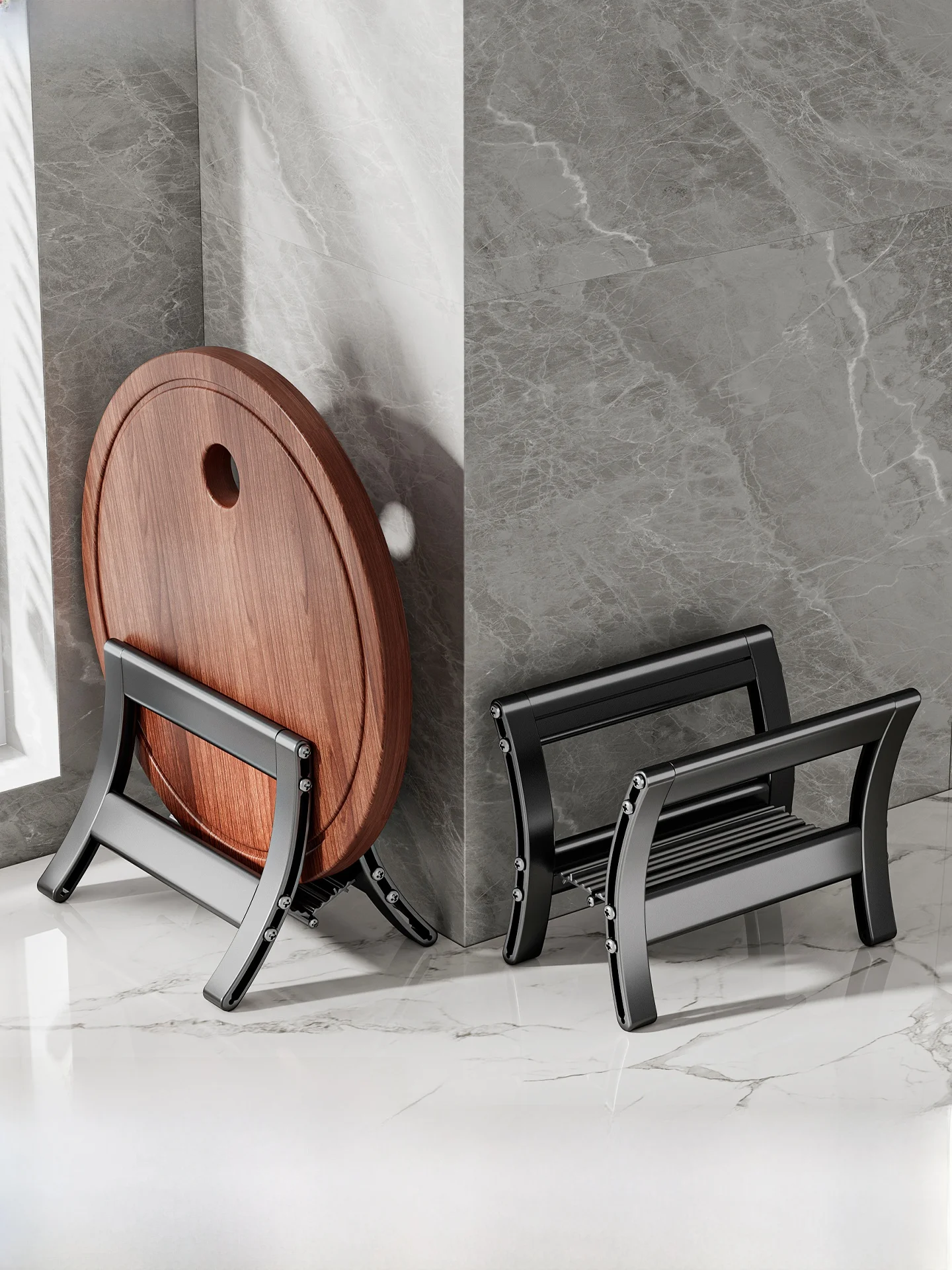 

Многофункциональная кухонная подставка для разделочной доски, нержавеющее пространство, алюминиевый органайзер для хранения на столешнице, профессиональные товары для дома