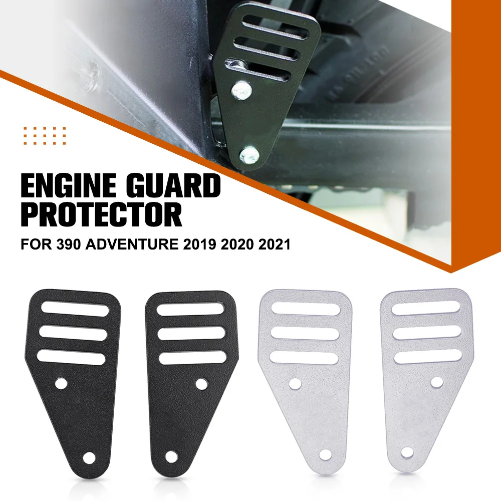 

Motorcycle Accessories FOR 390 ADVENTURE 2019 2020 2021 Aluminum Heel Protective Cover Guard Heel Plates Guard Protector 390 ADV