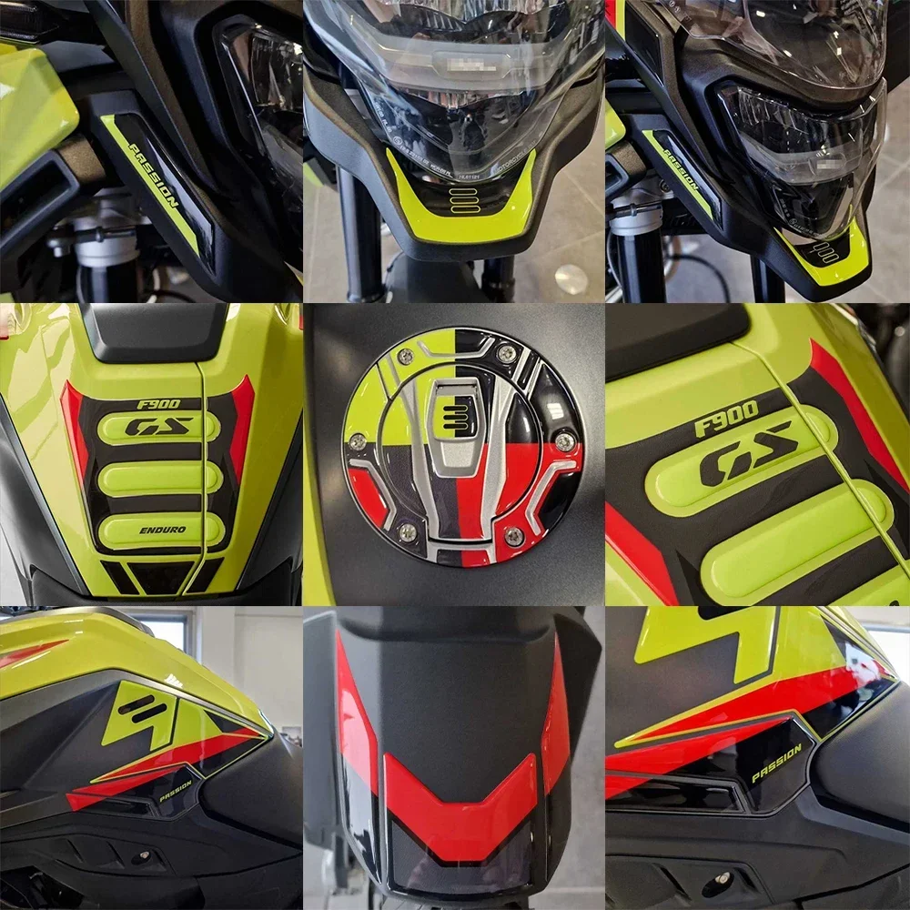 For F 900 GS F900GS Passion 2024 Full Tank Motorcycle Accessories 3D Resin Sticker Protection Decal