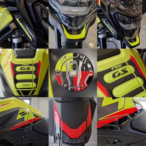 Imagen 2 del producto Para F 900 GS F900GS Passion 2024 tanque completo accesorios de motocicleta pegatina de resina 3D pegatina de protección