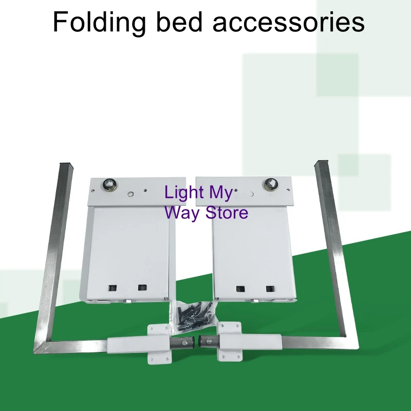 Front-and-Side Folding Bed Hinges, Large 9-Spring Folding Bed Hinges, Hardware Accessories, Hidden Bed Accessories