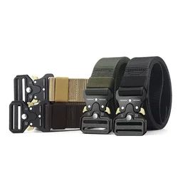 High Quality Tactical Belt Outdoor Military Tactical Multi Function Belt Soft Nylon Sports Accessories Belt for Men