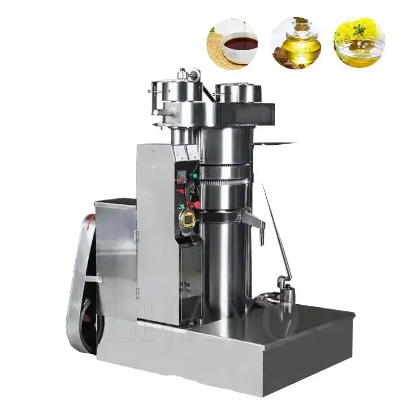 Vertical Sesame Walnut Peanut Pine Seed Almond Oil Press Fully Automatic Hydraulic Oil Press