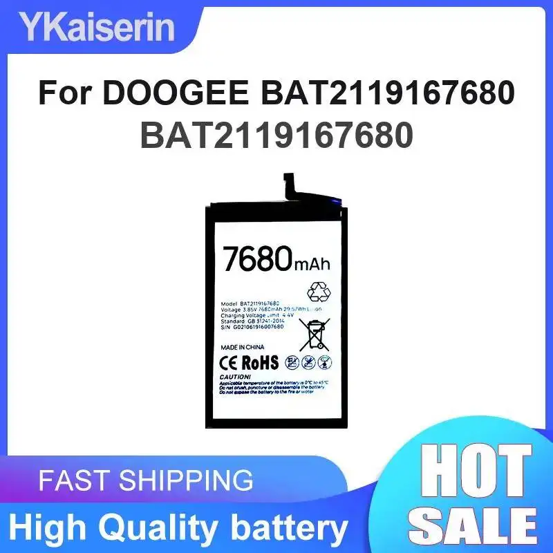 Reliable Power For Doogee BAT2119167680 7680mAh Mobile Phone Battery