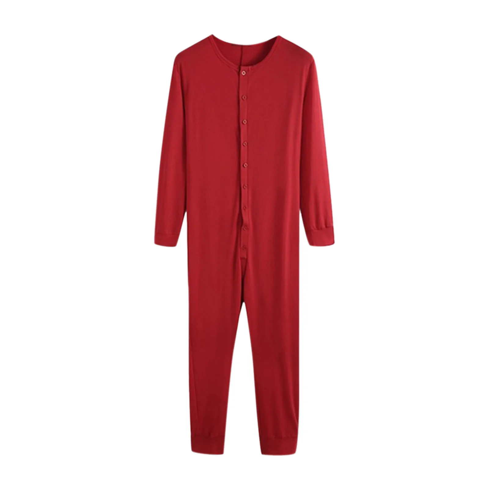 Mens Undershirts Onesies Sleepwear Long Sleeve Button Causal Jumpsuits Leggings Wrestling Singlets Bodysuits Leotard One-piece
