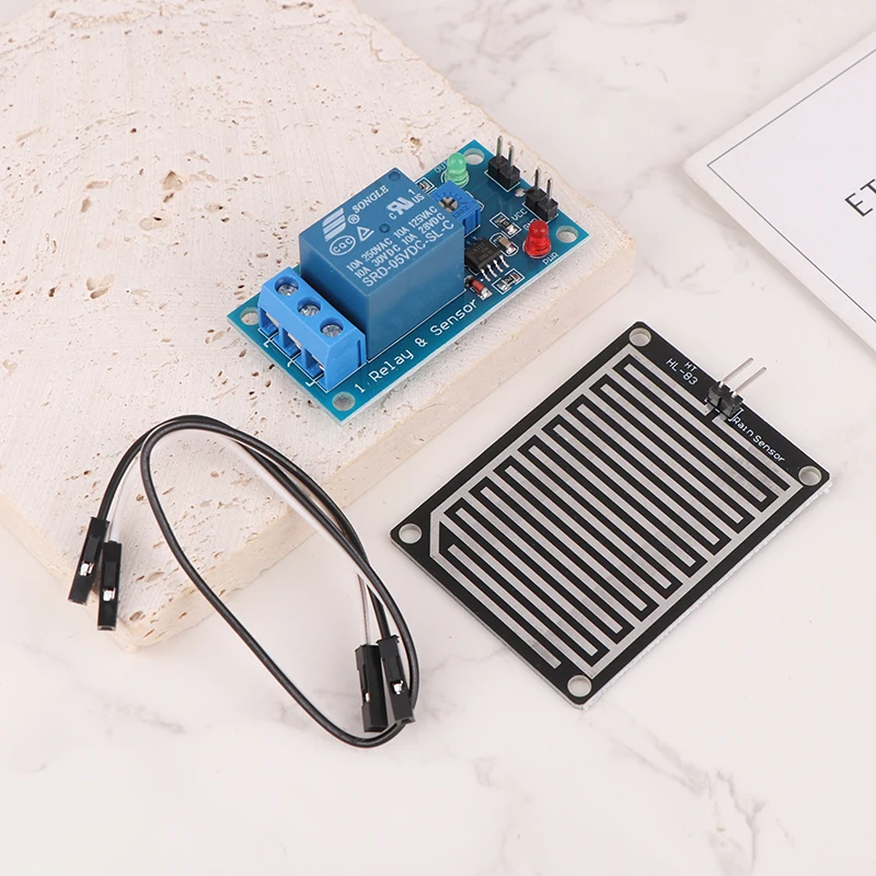 Snow Raindrops Detection Sensor Module Rain Weather Module Humidity For Arduino Relay Control Module Rain Water Sensor Module