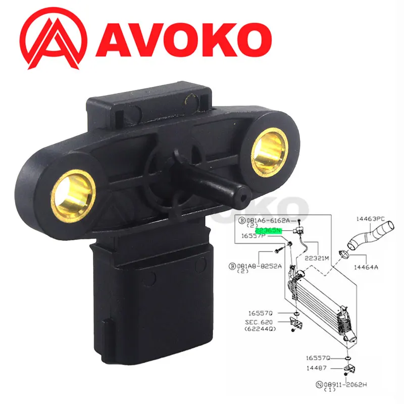 

Intake Manifold Pressure MAP Sensors OEM 22365-EB30A 22365EB30A for NP300 NAVARA PATHFINDER III