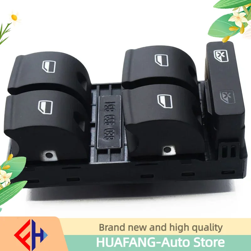 Master Window Control Switch 8e0959851,8e0959851d,8e0959851b,8e0959851b5pr For A4 B7 2004-2008 1.6/1.8/2.0/2.5/2.7/3.0/3.2