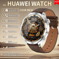 2024 New For HUAWEI GPS Sports smartwatch Men 1.85 AMOLED Screen Compass Altimeter Heart rate BP NFC Bluetooth Call Smart Watch