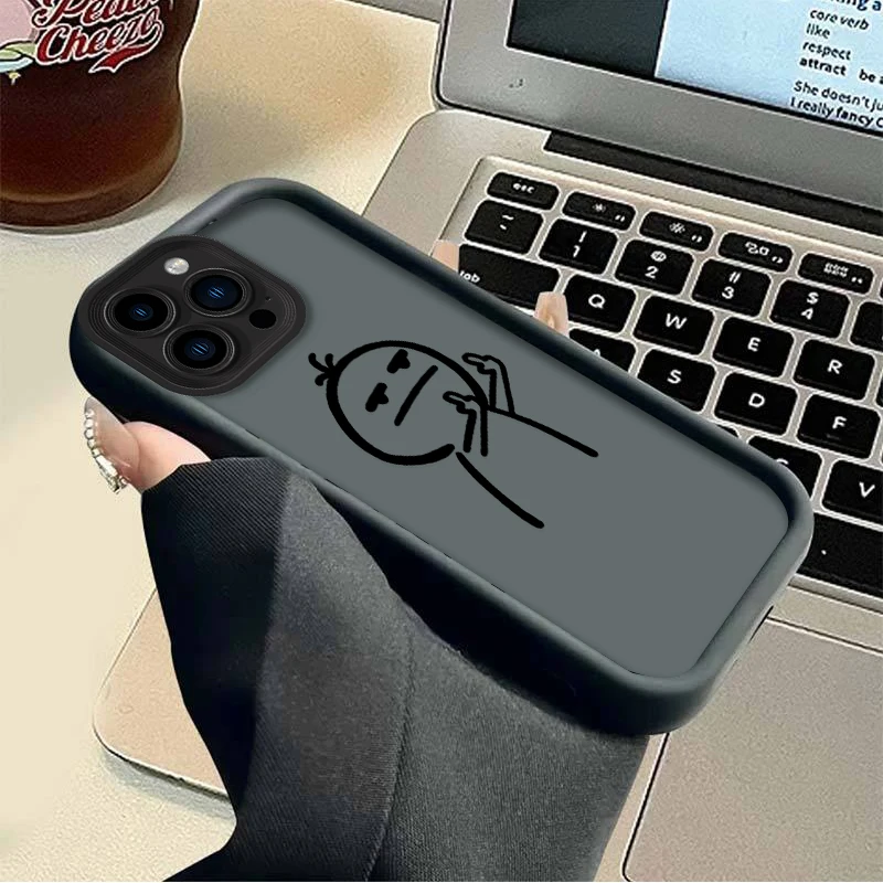 حافظة لهاتف آيفون 17 Air 16 16E 15 14 13 12 11 Pro Max X XS X S Max XR SE 2020 SE4 7 8 غطاء طباعة