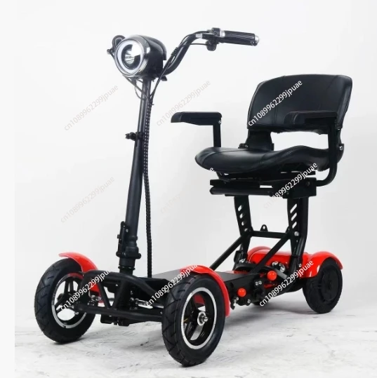 

Four Wheels Electric Scooter 8 inch 500W 36V 18KM/H Electric Scooters Portable Mini Electric Elderly E Scooter With Double Brake