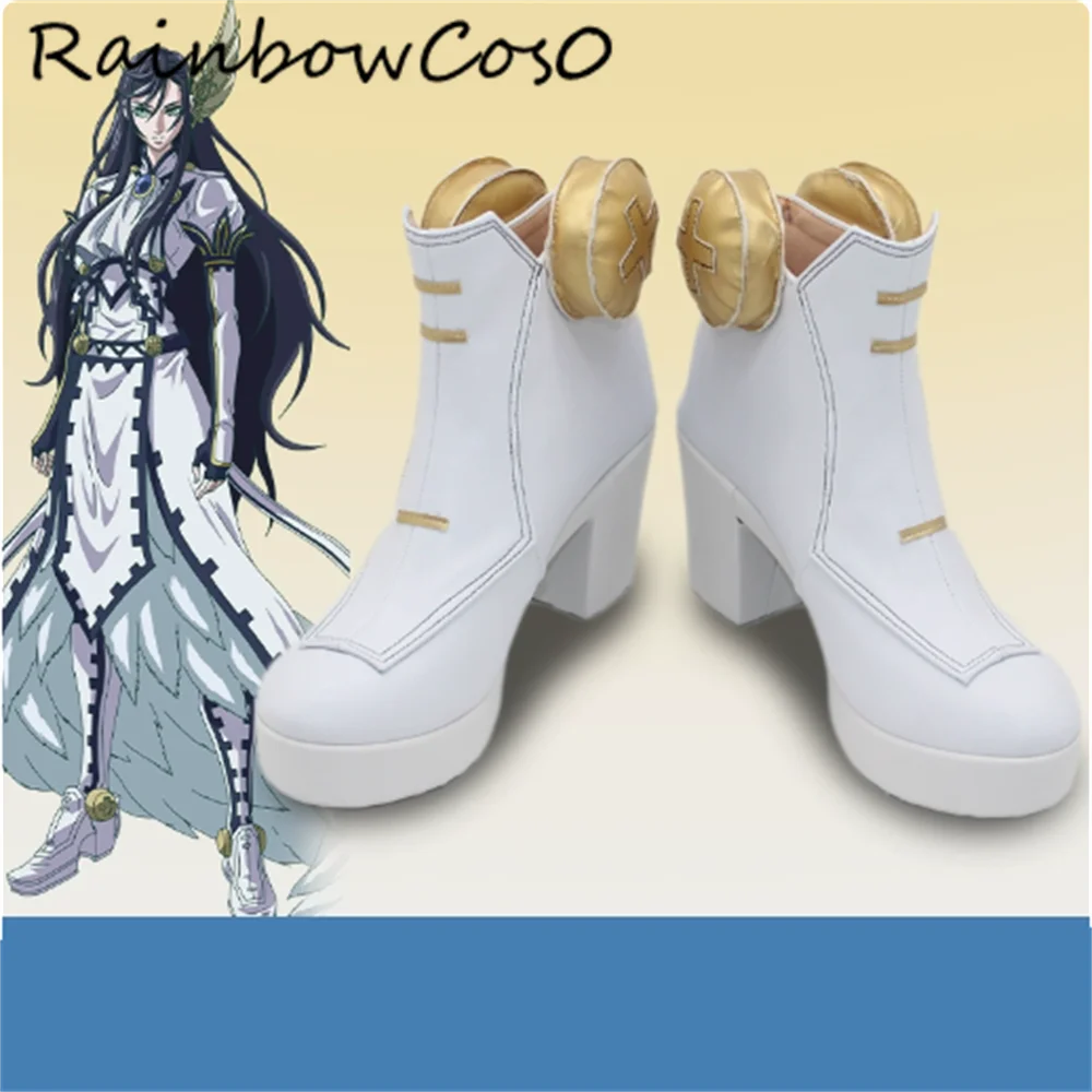 

Brunhild Record of Ragnarok Обувь для косплея Сапоги Игра Аниме Вечеринка Хэллоуин RainbowCos0 W4973