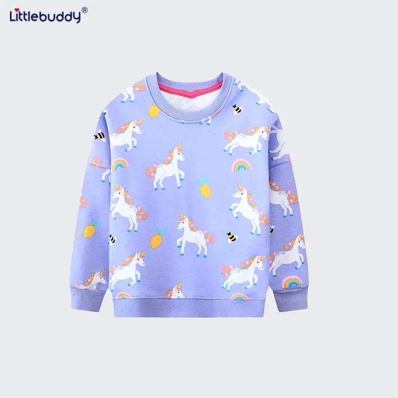 

Children's Sweatshirt2025Girls' New Round Neck Children's Spring and Autumn Sweatshirt