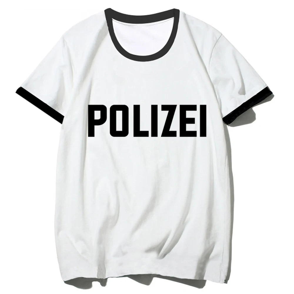 Polizei Футболка женская комикс манга летняя футболка для девочек harajuku забавная японская одежда